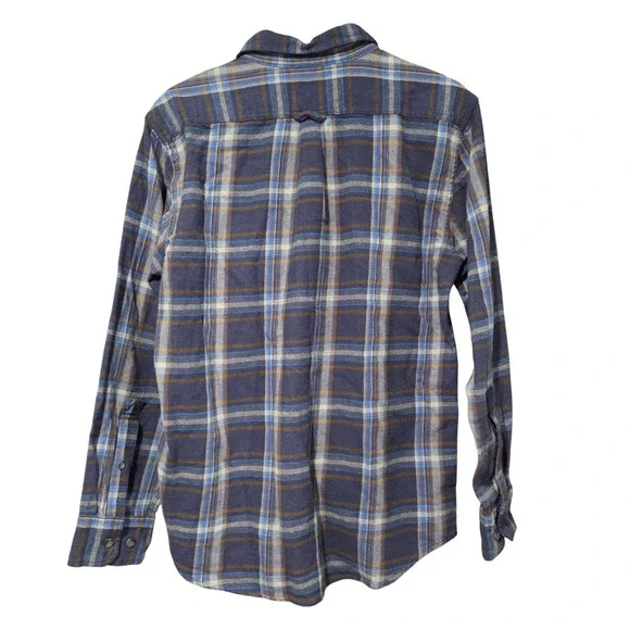 Eddie Bauer Mens Medium Flannel Shirt Long Sleeve Plaid Button Up - Picture 7 of 10